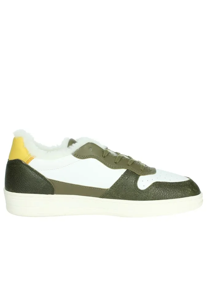 D.A.T.E.  SNEAKERS BASSA M391-C2F-NT-WA BIANCO/VERDE