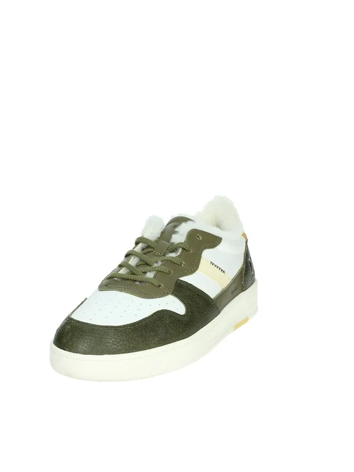 D.A.T.E.  SNEAKERS BASSA M391-C2F-NT-WA BIANCO/VERDE