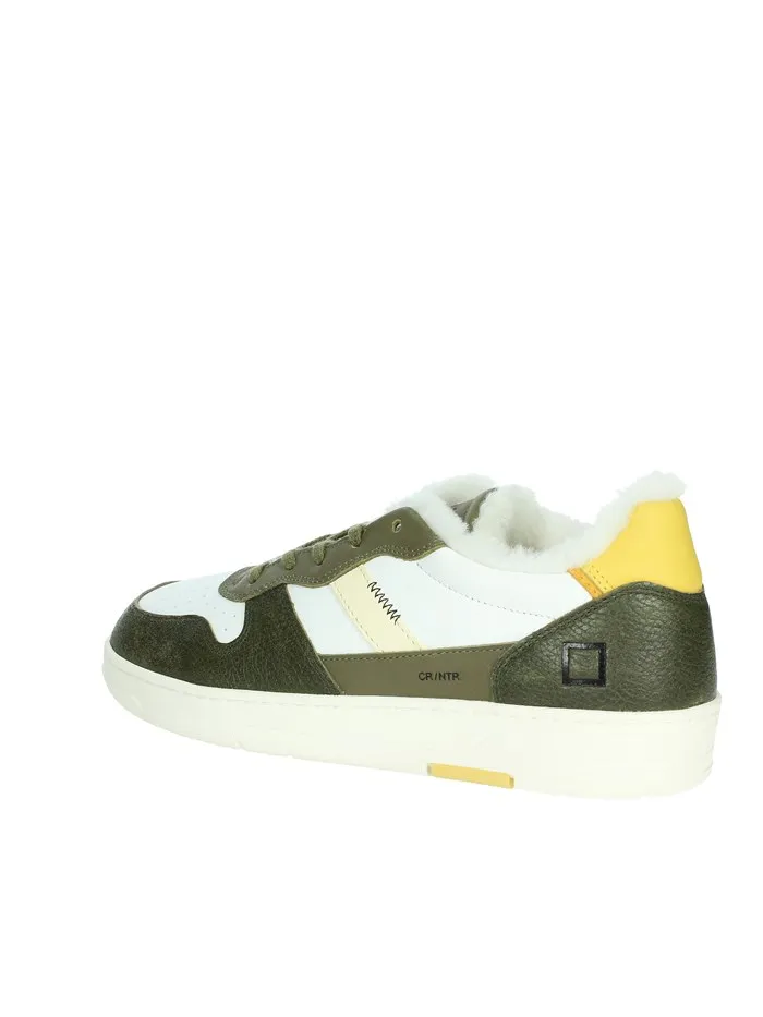 D.A.T.E.  SNEAKERS BASSA M391-C2F-NT-WA BIANCO/VERDE