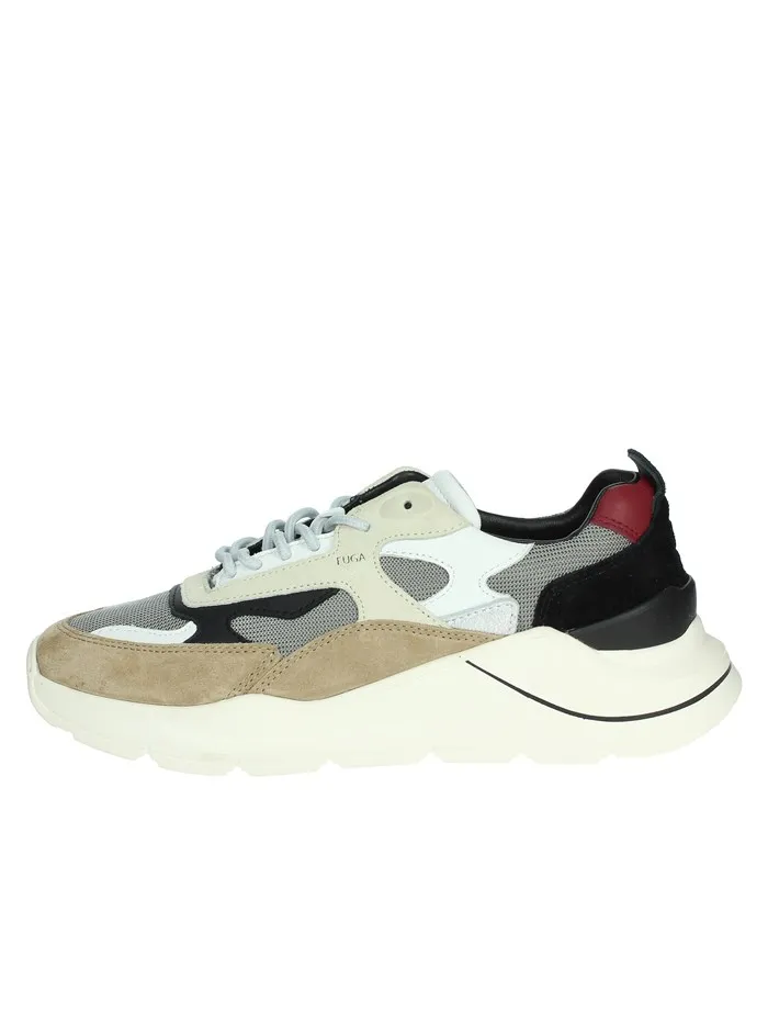 D.A.T.E.  SNEAKERS BASSA M391-FG-ME-BI BEIGE/NERO
