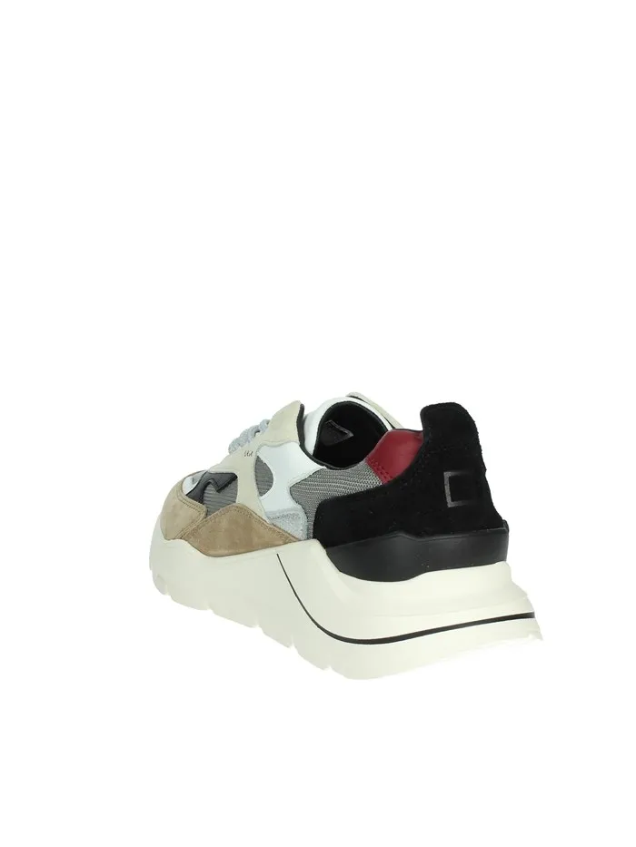 D.A.T.E.  SNEAKERS BASSA M391-FG-ME-BI BEIGE/NERO