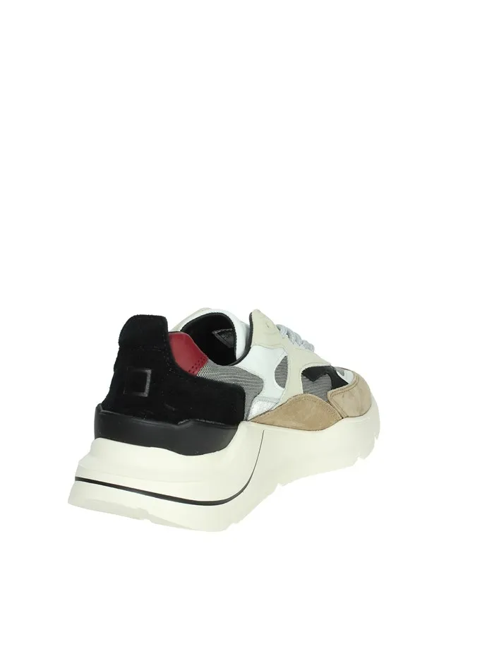 D.A.T.E.  SNEAKERS BASSA M391-FG-ME-BI BEIGE/NERO