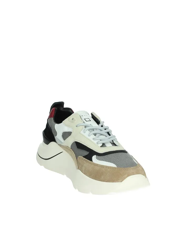 D.A.T.E.  SNEAKERS BASSA M391-FG-ME-BI BEIGE/NERO
