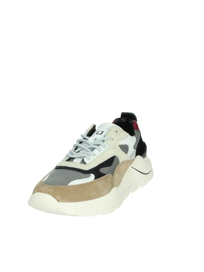 D.A.T.E.  SNEAKERS BASSA M391-FG-ME-BI BEIGE/NERO