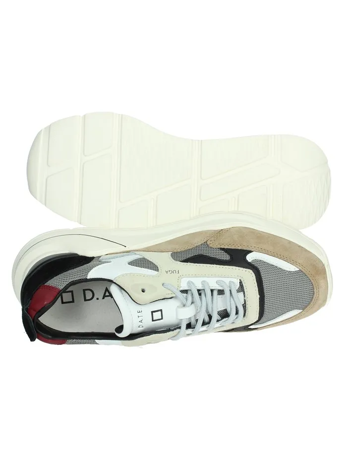 D.A.T.E.  SNEAKERS BASSA M391-FG-ME-BI BEIGE/NERO