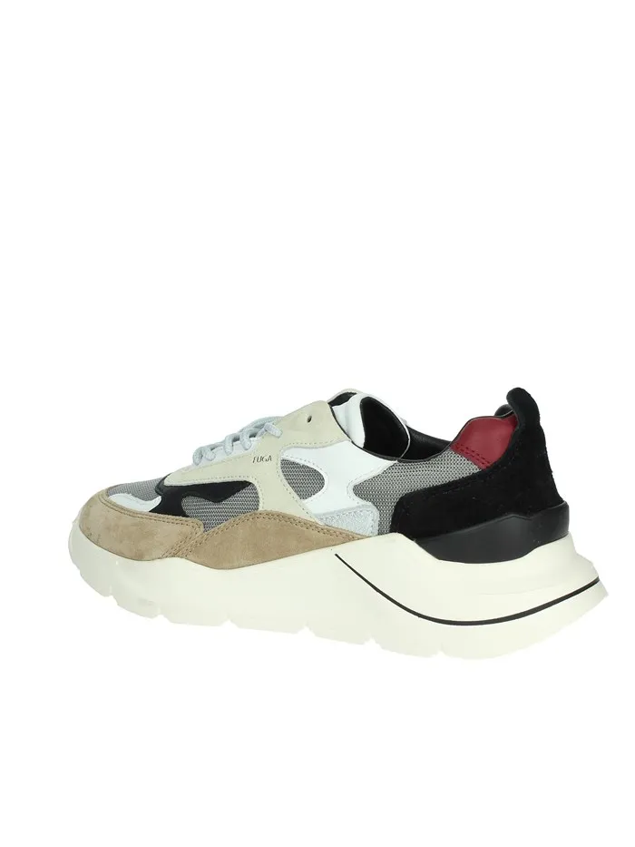 D.A.T.E.  SNEAKERS BASSA M391-FG-ME-BI BEIGE/NERO