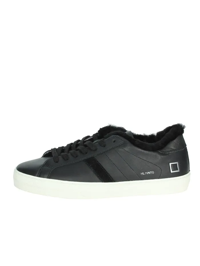 D.A.T.E.  SNEAKERS BASSA M391-HLF-VC-BK NERO