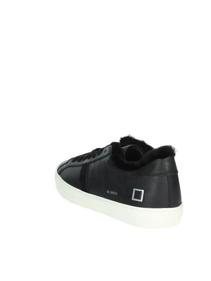 D.A.T.E.  SNEAKERS BASSA M391-HLF-VC-BK NERO