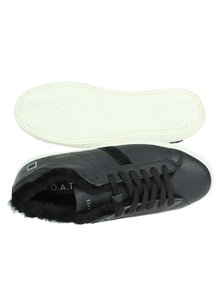 D.A.T.E.  SNEAKERS BASSA M391-HLF-VC-BK NERO