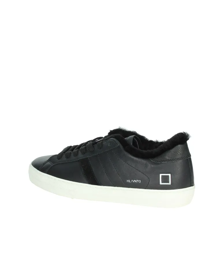D.A.T.E.  SNEAKERS BASSA M391-HLF-VC-BK NERO