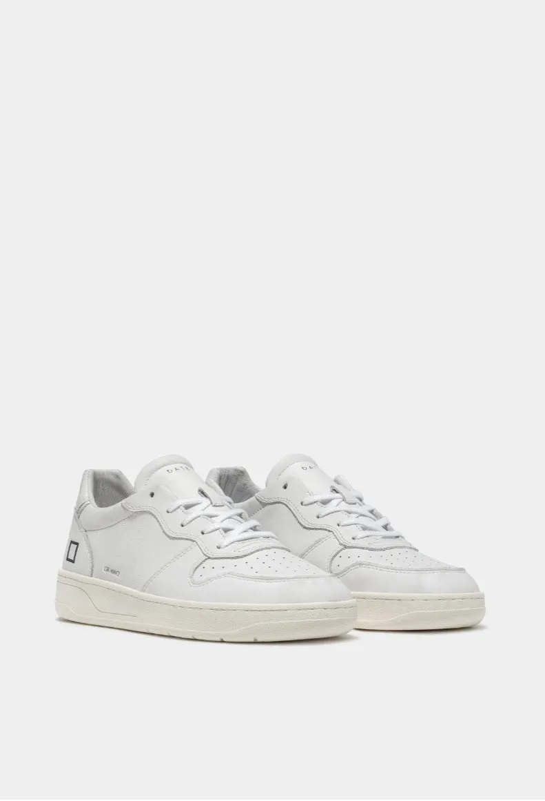 D.A.T.E. SNEAKERS UOMO COURT MONO WHITE M361 CR MN WB