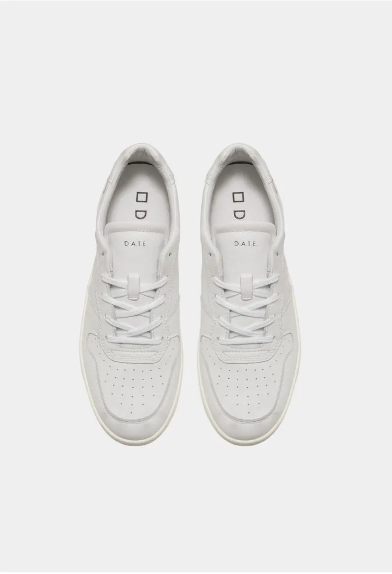 D.A.T.E. SNEAKERS UOMO COURT MONO WHITE M361 CR MN WB