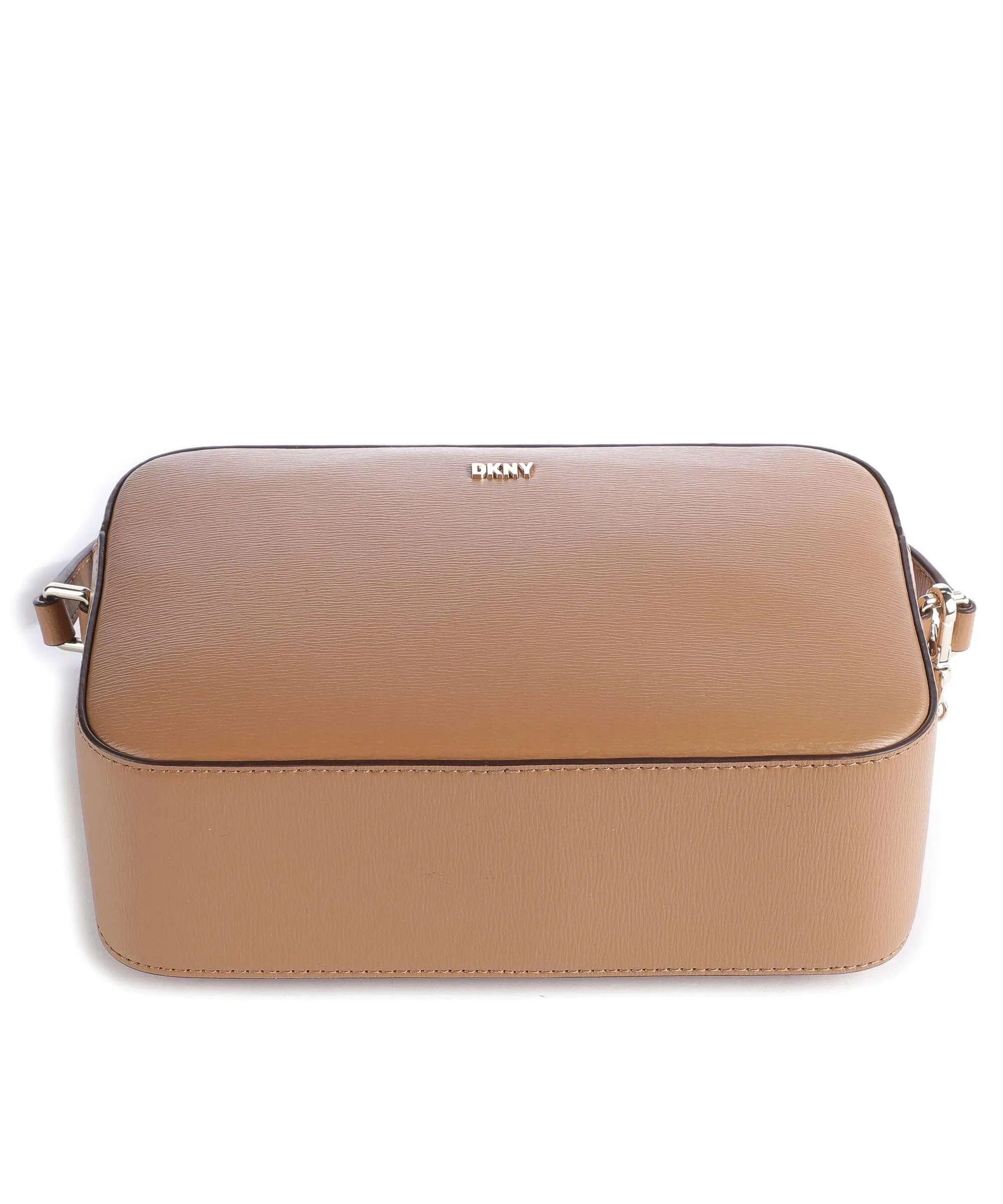  DKNY Bryant Borsa a tracolla pelle di vacchetta grana marrone chiaro  