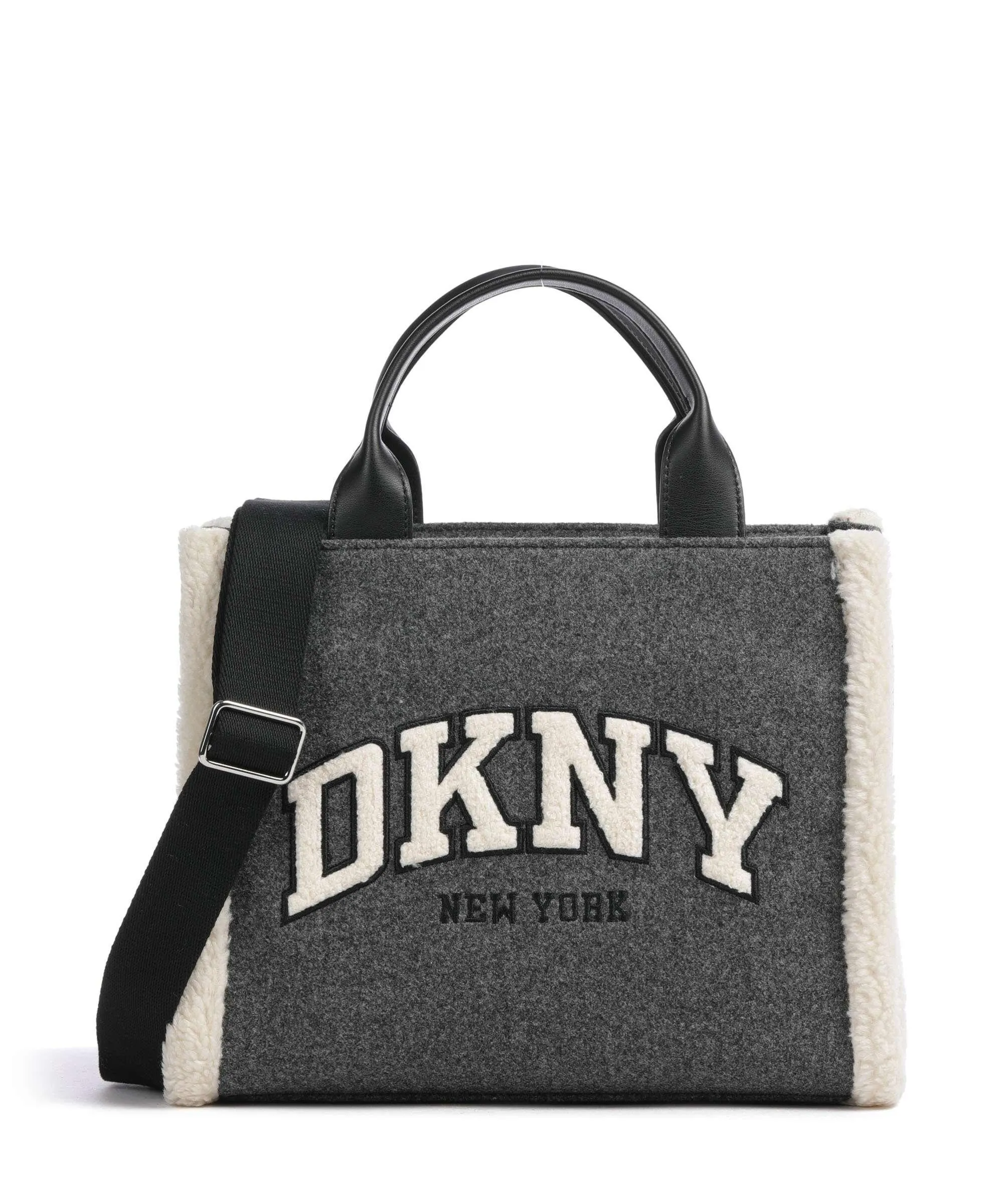  DKNY Hadlee Borsa a mano tissu grigio scuro  
