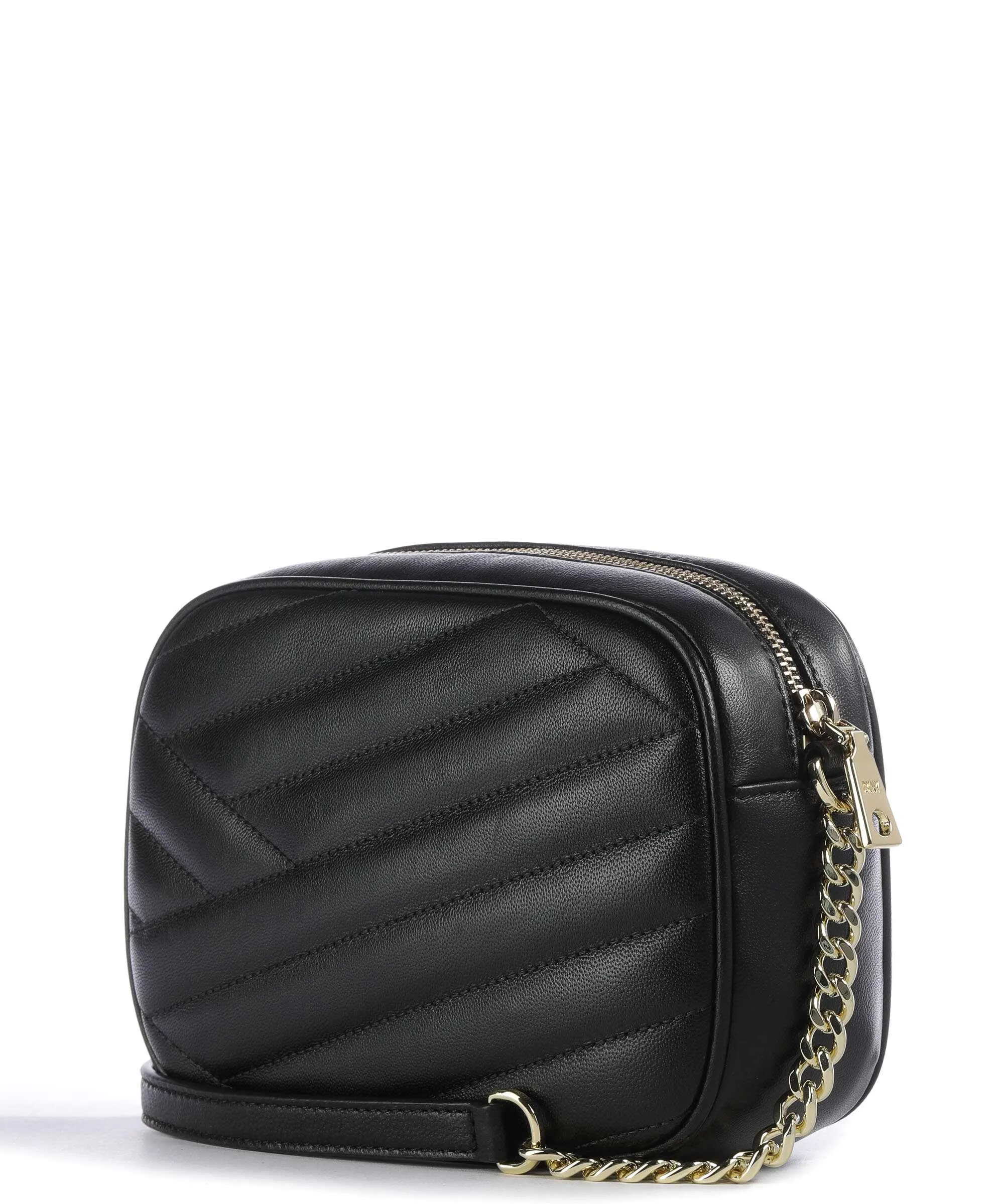  DKNY Sara Borsa a tracolla cuoio di agnello nero  