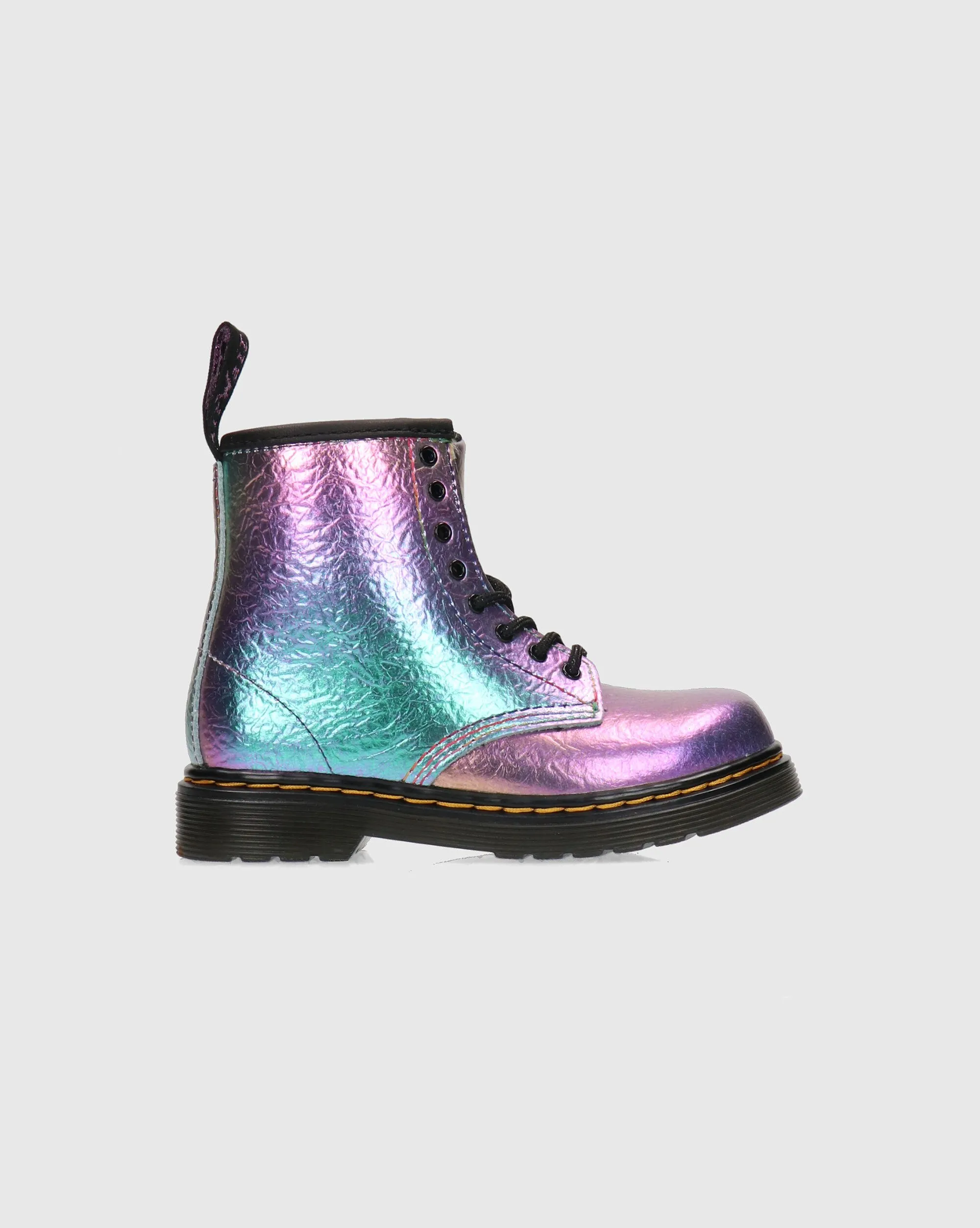 Dr. Martens Stivali Primi Passi Stringati 1460 Arcobaleno Bambina