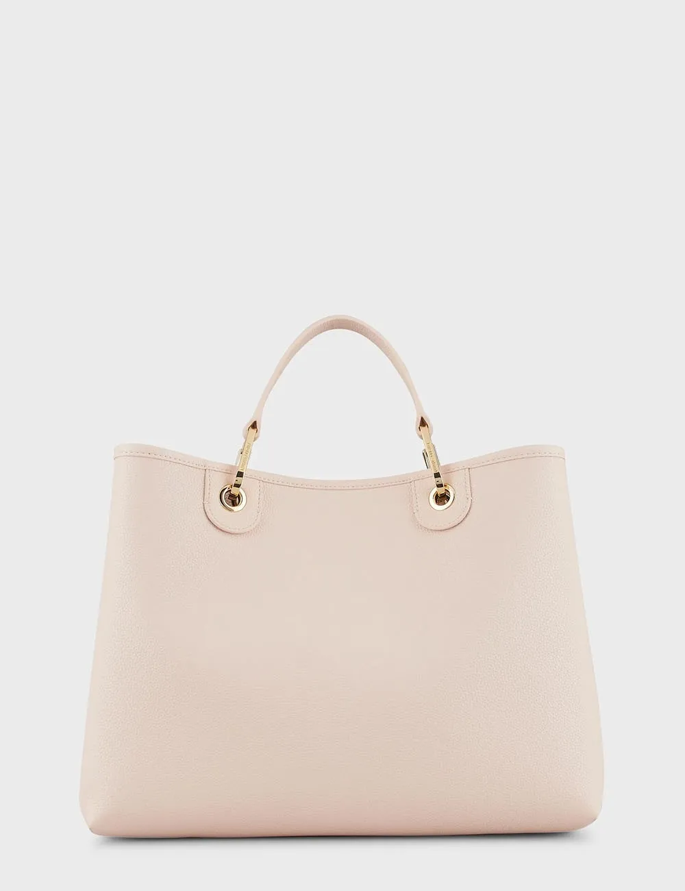 Emporio Armani     Borsa Shopper MyEA Bag media stampa cervo Rosa Cipria