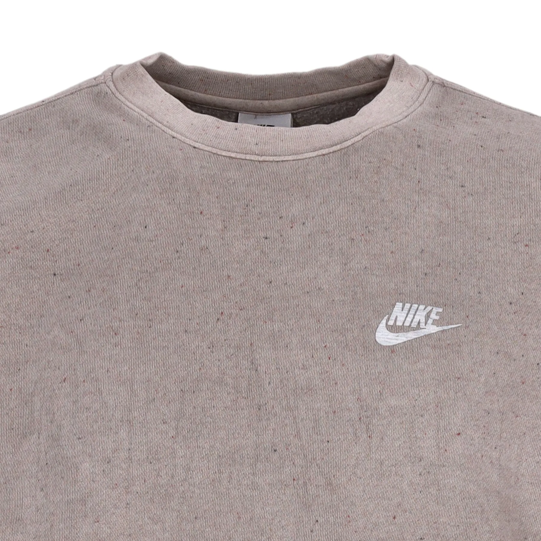 Felpa Girocollo Uomo Club+ Bb Crew Revival Olive Grey