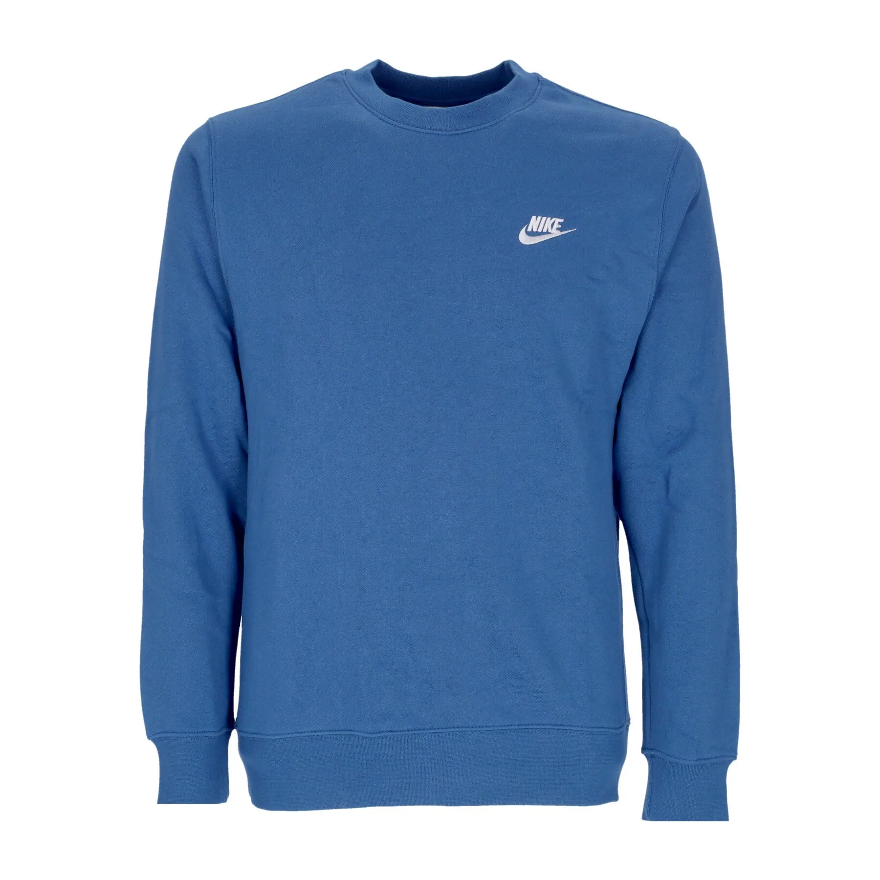 Felpa Girocollo Uomo Club Crew Bb Dk Marina Blue/white