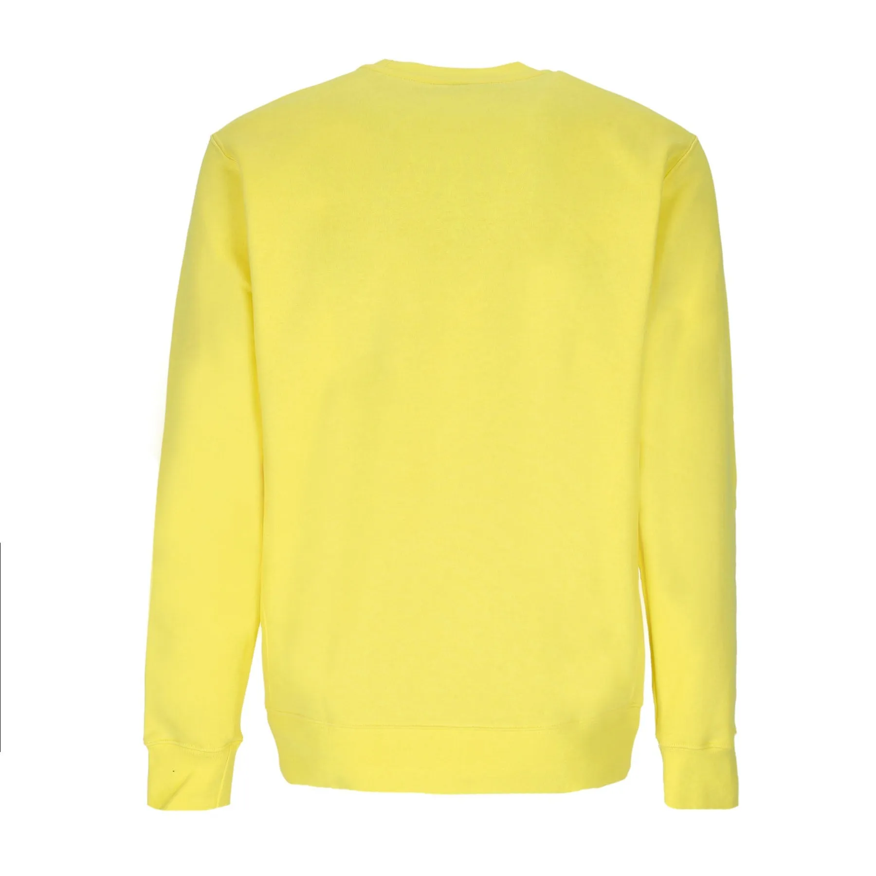 Felpa Girocollo Uomo Club Crew Bb Yellow Strike/white
