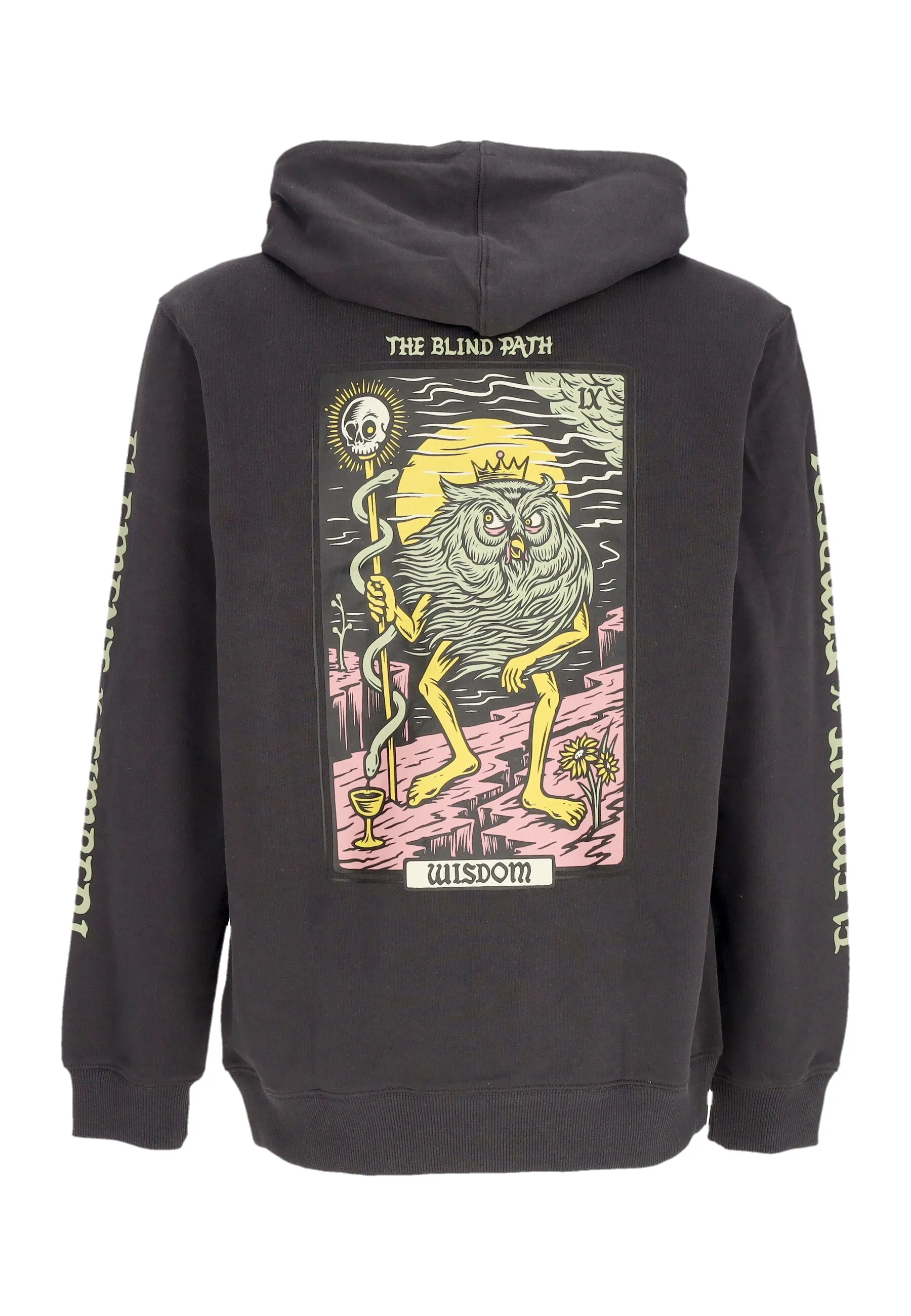 Felpa Leggera Cappuccio Uomo Wisdom Hoodie X Timber Off Black