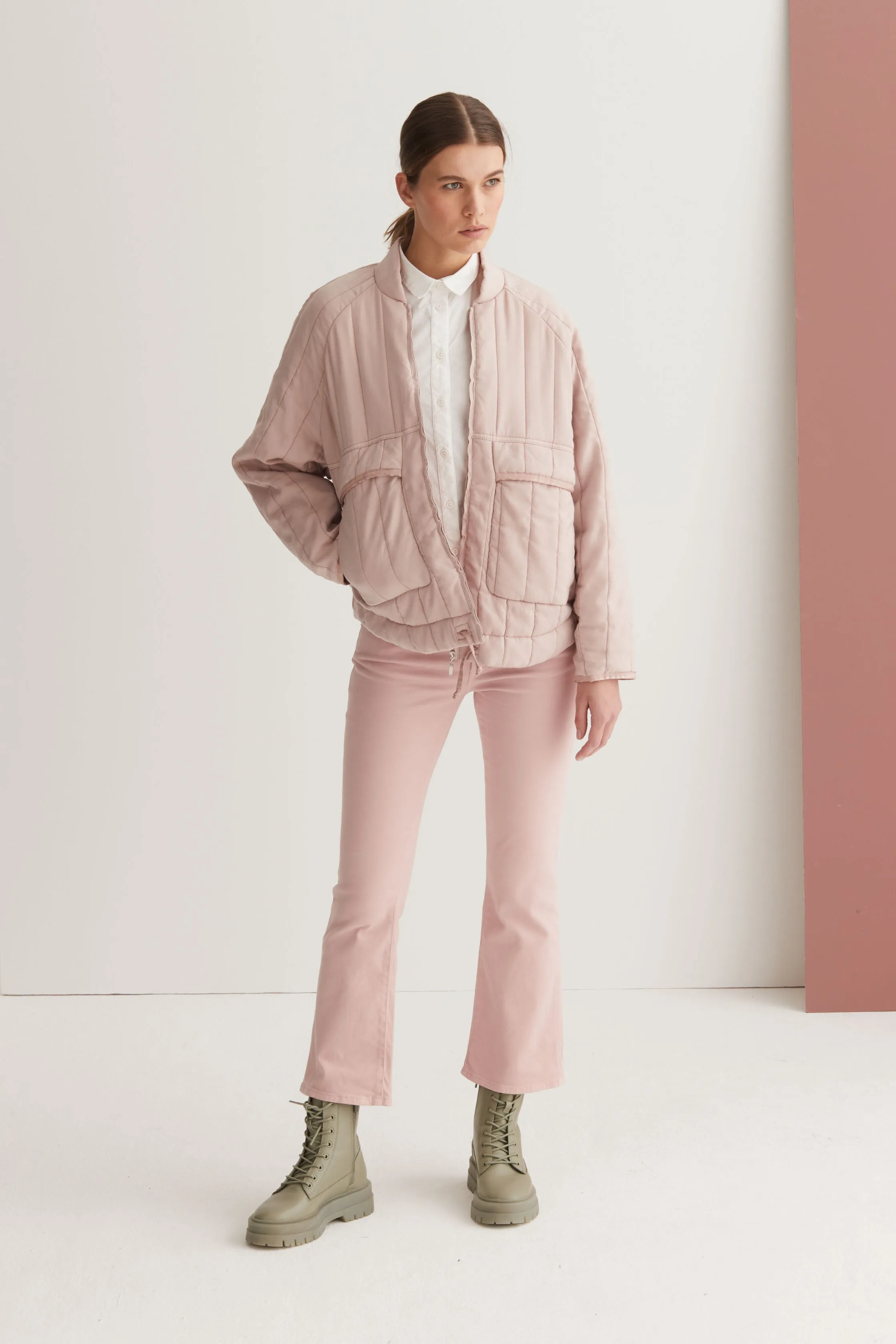 Flare-Fit Cotton Pants Garment Dyed 05CU 3821