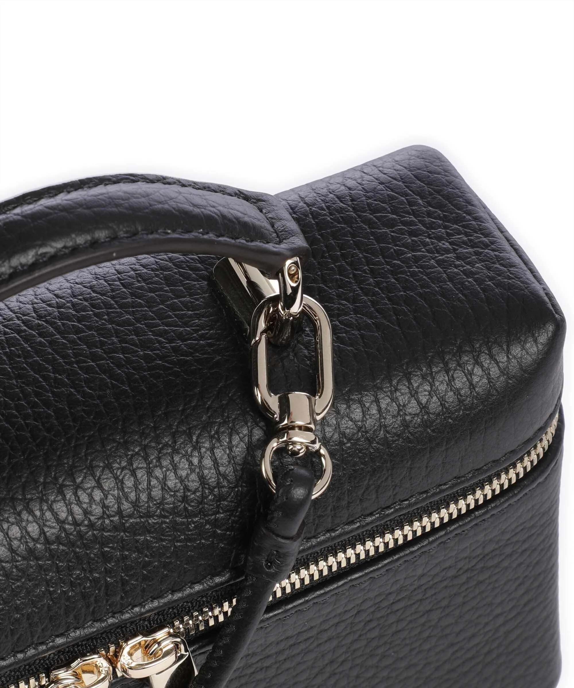  Furla Camelia Micro Borsa a tracolla pelle granulata nero  