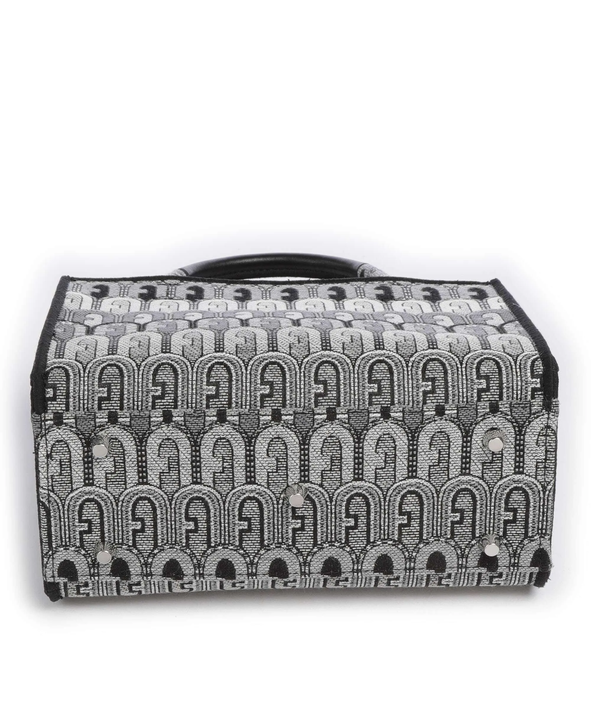  Furla Opportunity Mini Borsa a mano tissu grigio/nero  