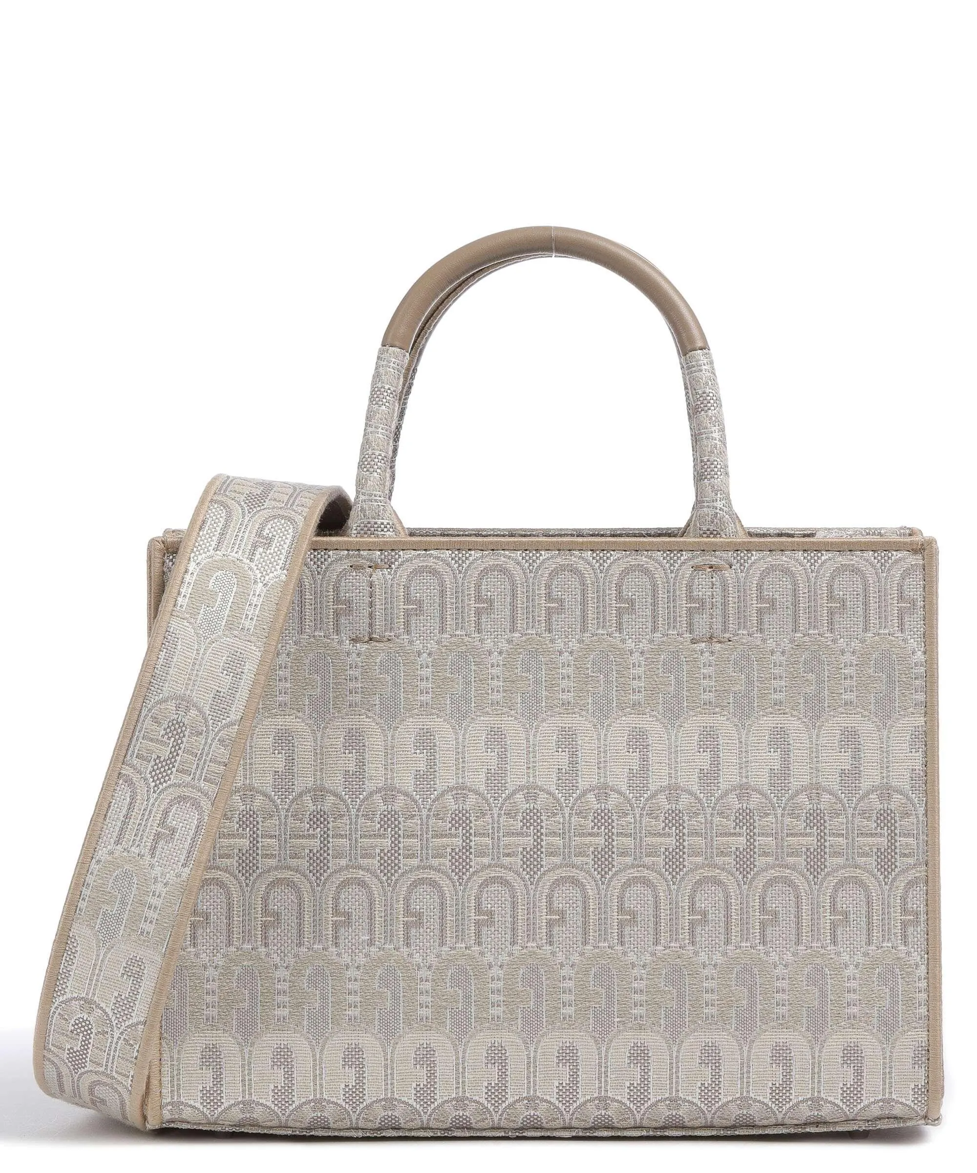  Furla Opportunity S Borsa a mano cotone, poliestere natura  