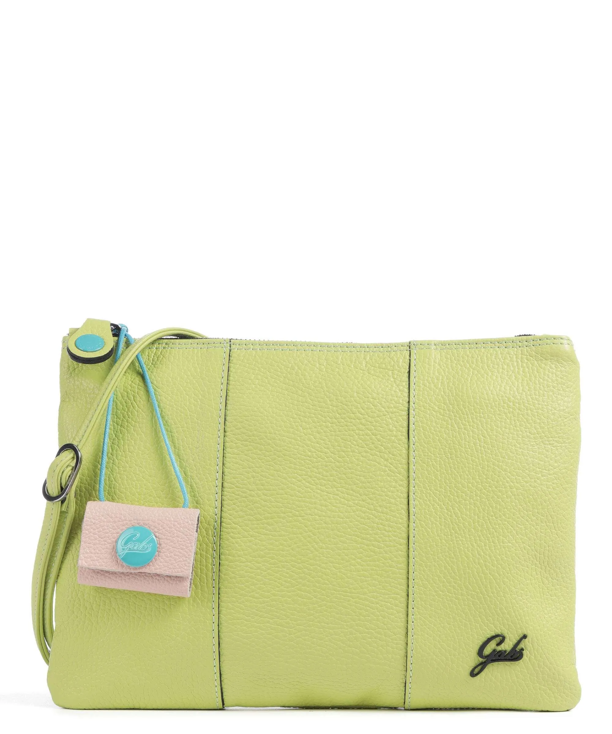  Gabs Beyonce M Borsa a spalla pelle di vitello grana giallo verde  