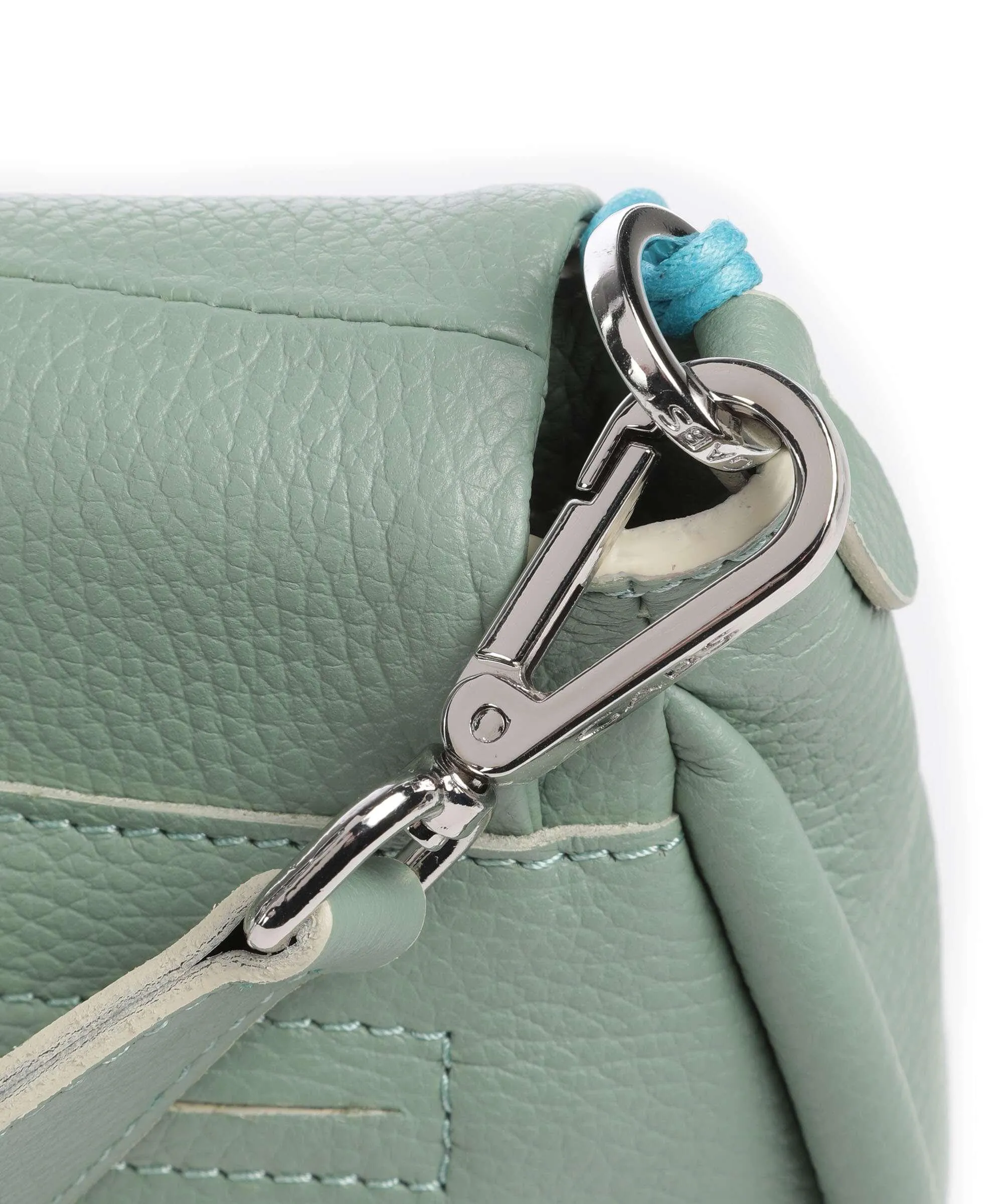  Gabs Elda M Borsa a spalla pelle di vitello grana verde  