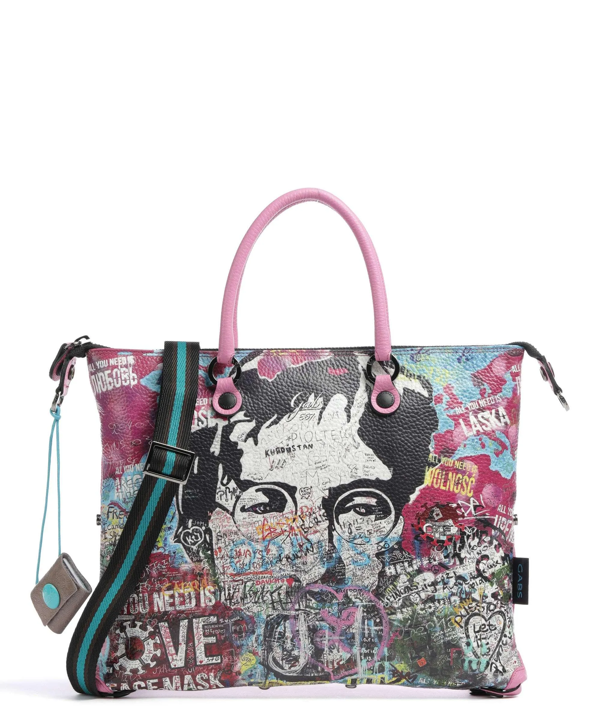  Gabs G3 Plus M Borsa a zainetto pelle di vitello grana multicolore  