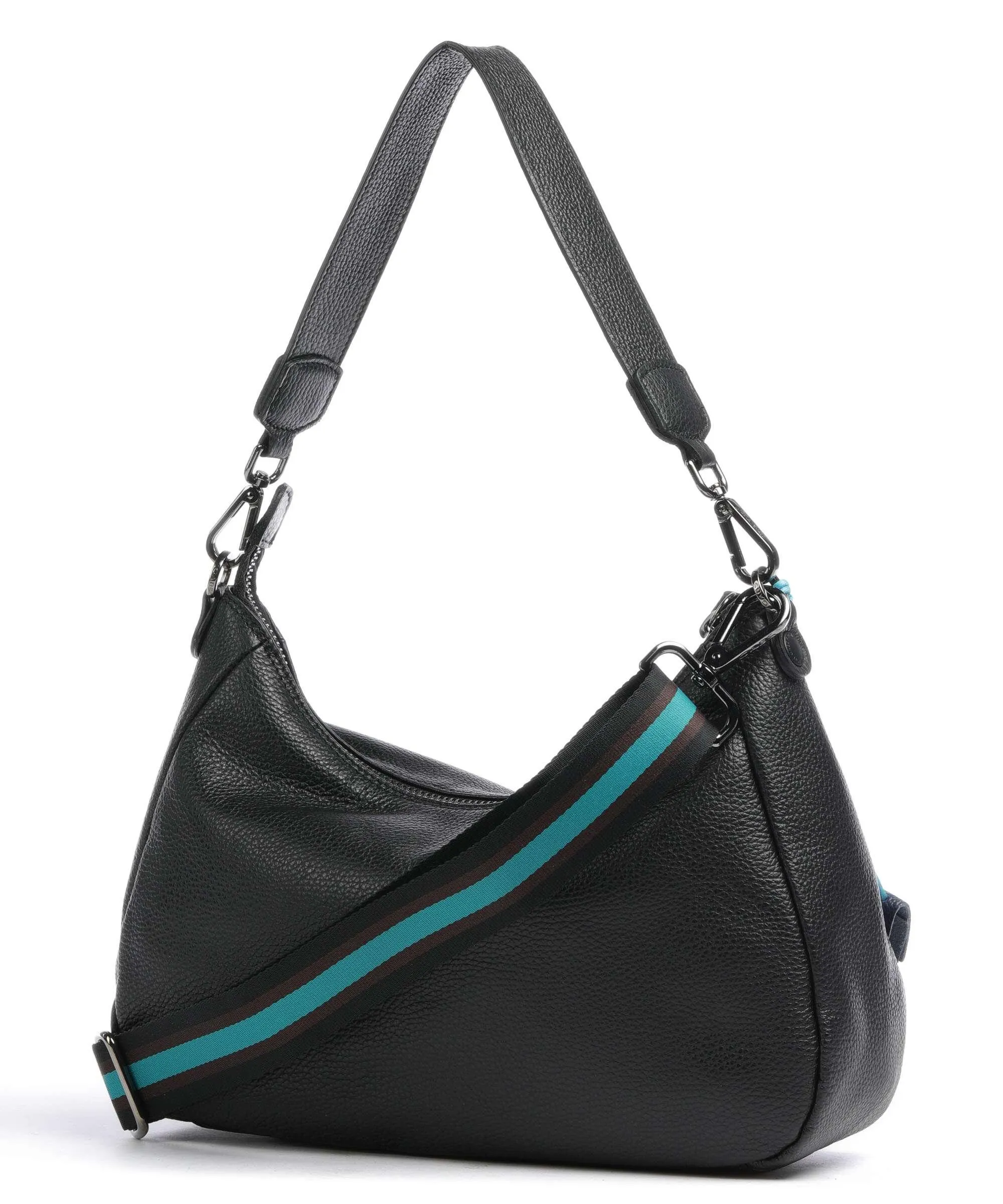  Gabs Isabel M Borsa hobo pelle di vitello grana nero  
