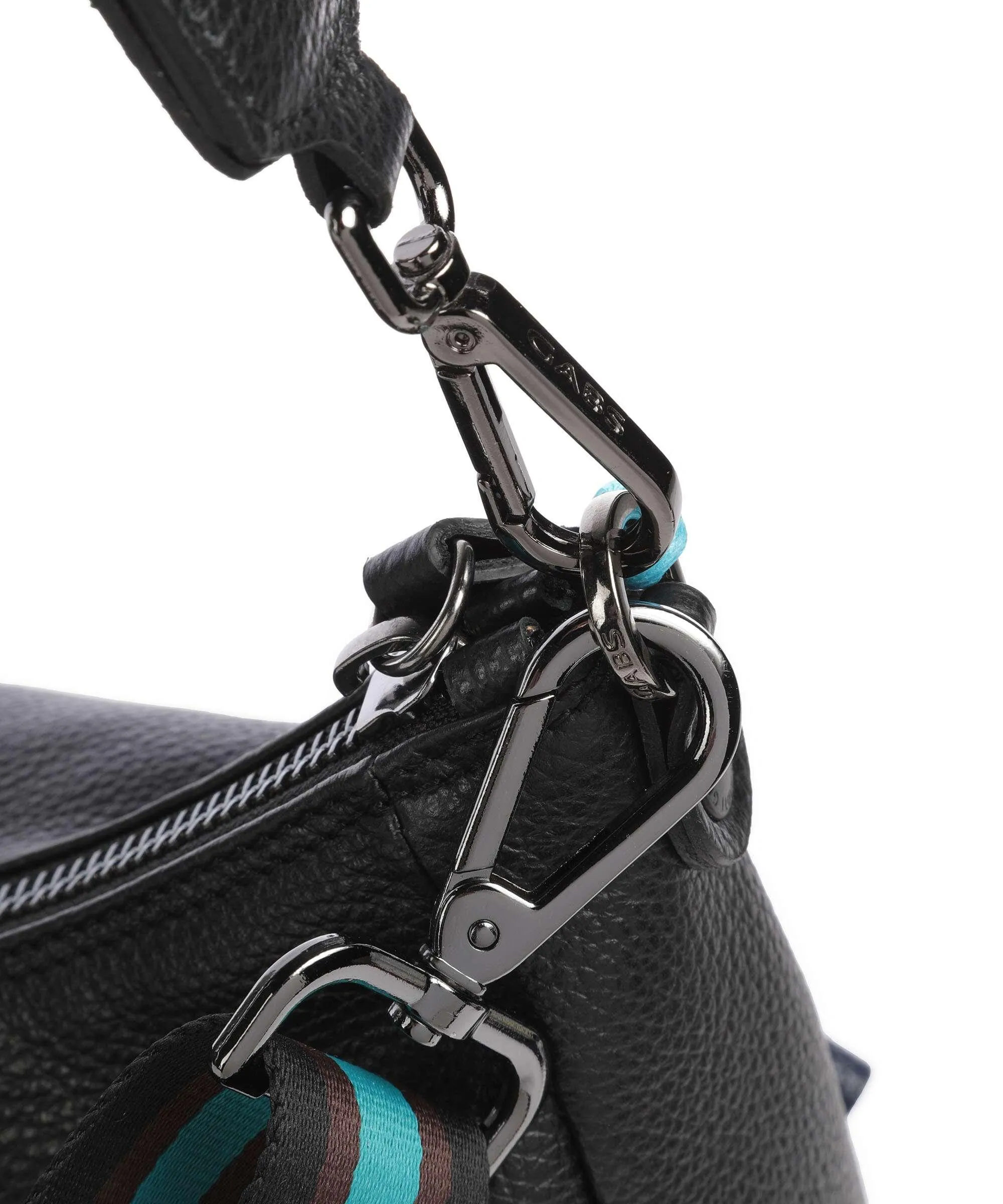  Gabs Isabel M Borsa hobo pelle di vitello grana nero  