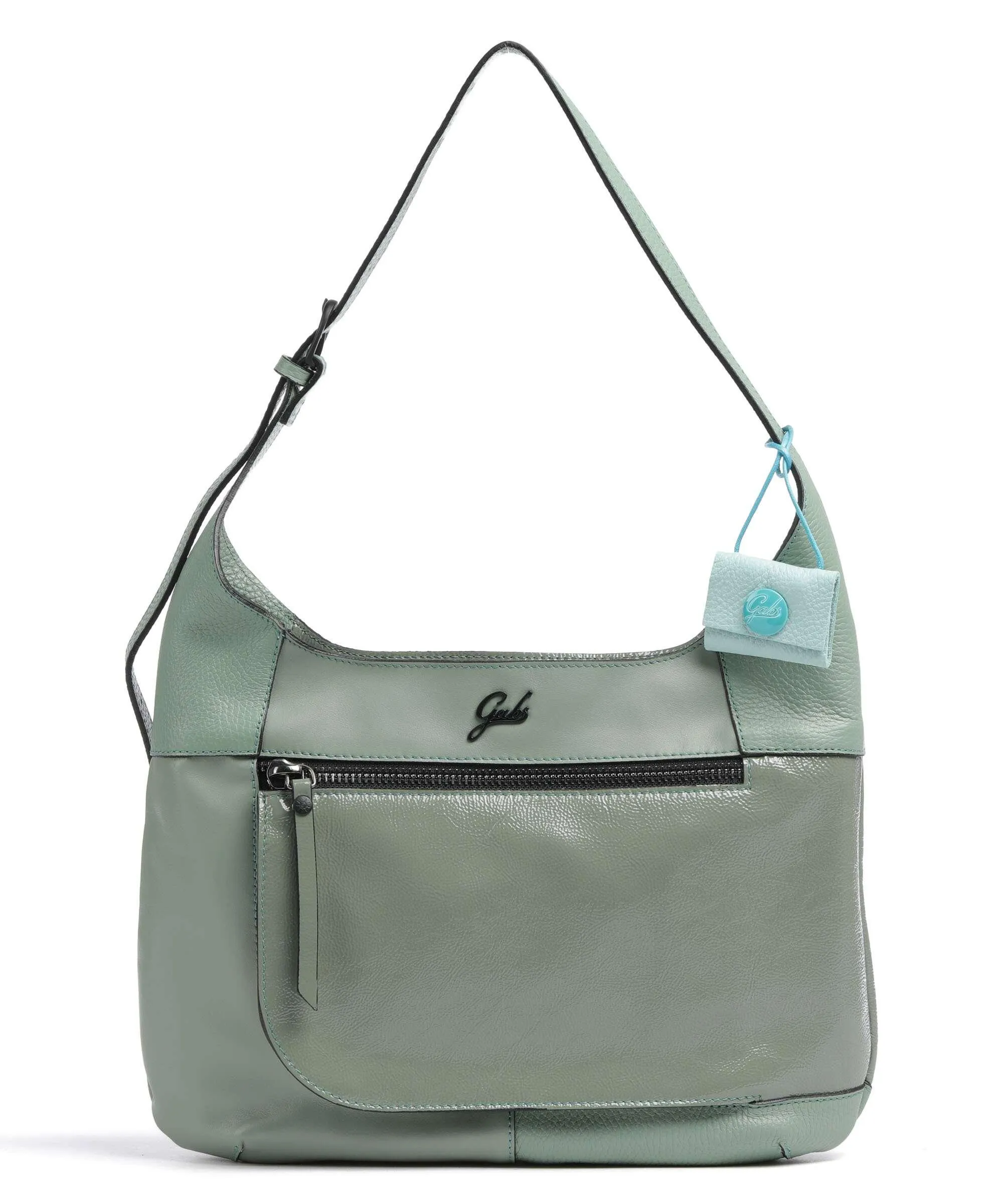  Gabs Mirta L Borsa hobo pelle di vitello grana verde  