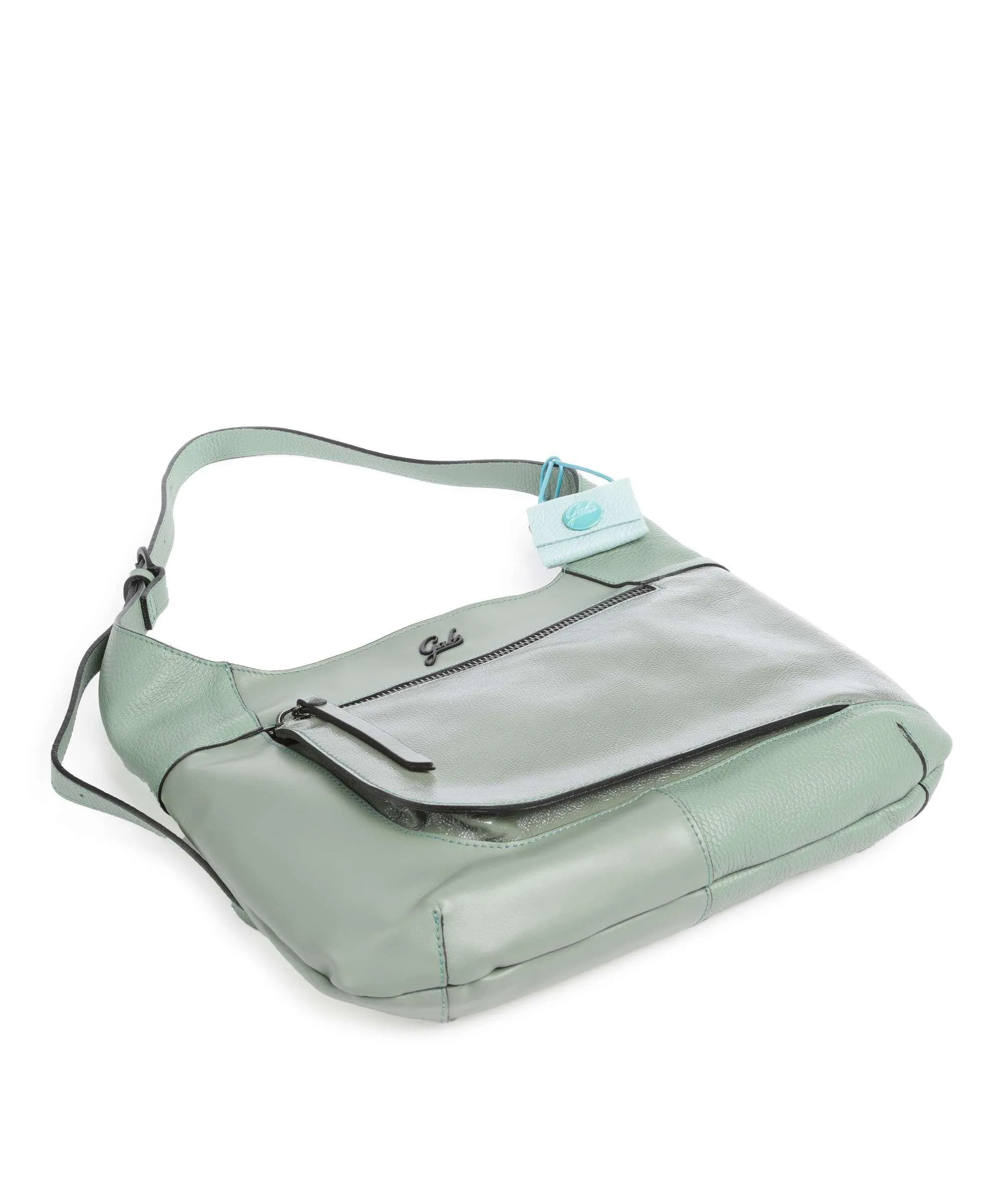  Gabs Mirta L Borsa hobo pelle di vitello grana verde  