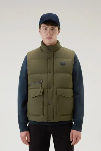 Gilet Aleutian trapuntato in nylon Taslan                                                                                Dark Gr