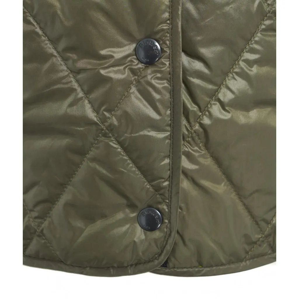 Gilet in piuma doca trapuntato verde