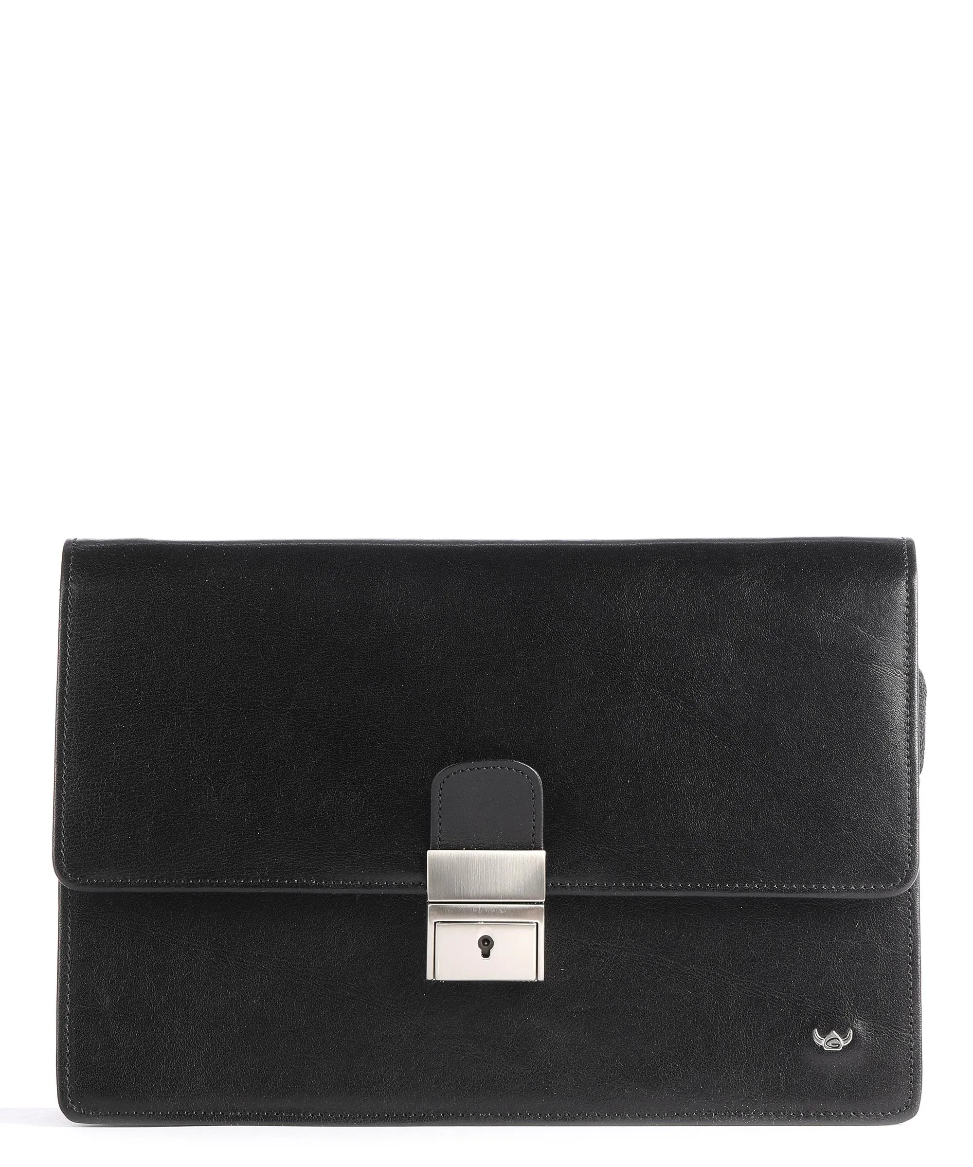  Golden Head Colorado Borsa da polso pelle a grana fine nero  