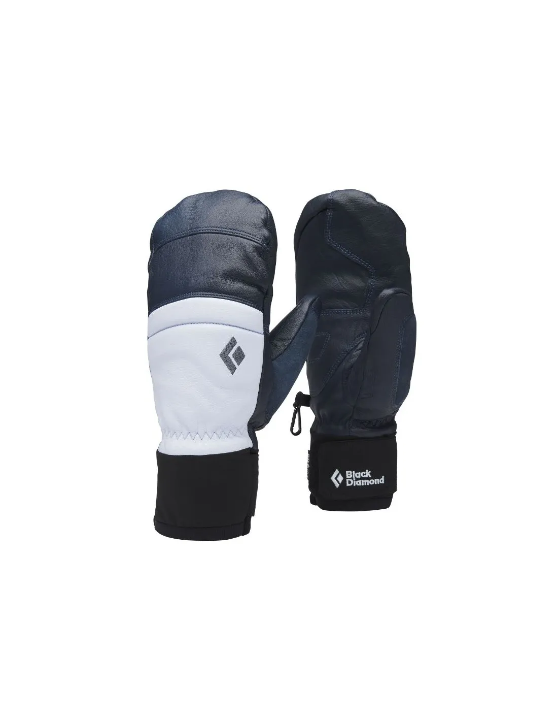 Guanti da sci Black Diamond W Spark Mitt Charcoal Belay Blue
