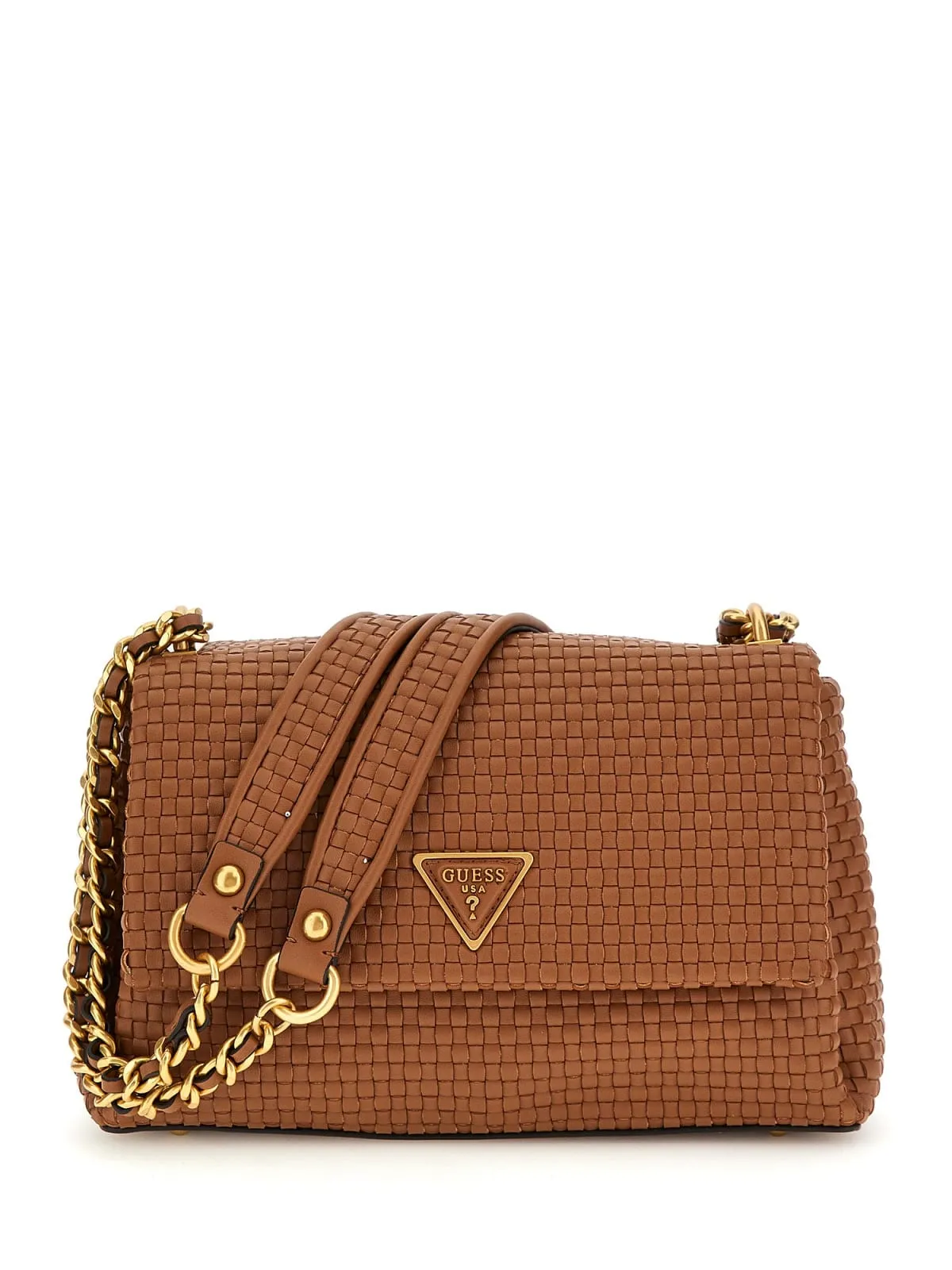 Guess  ---------    ------------Borsa a tracolla con patta - marrone