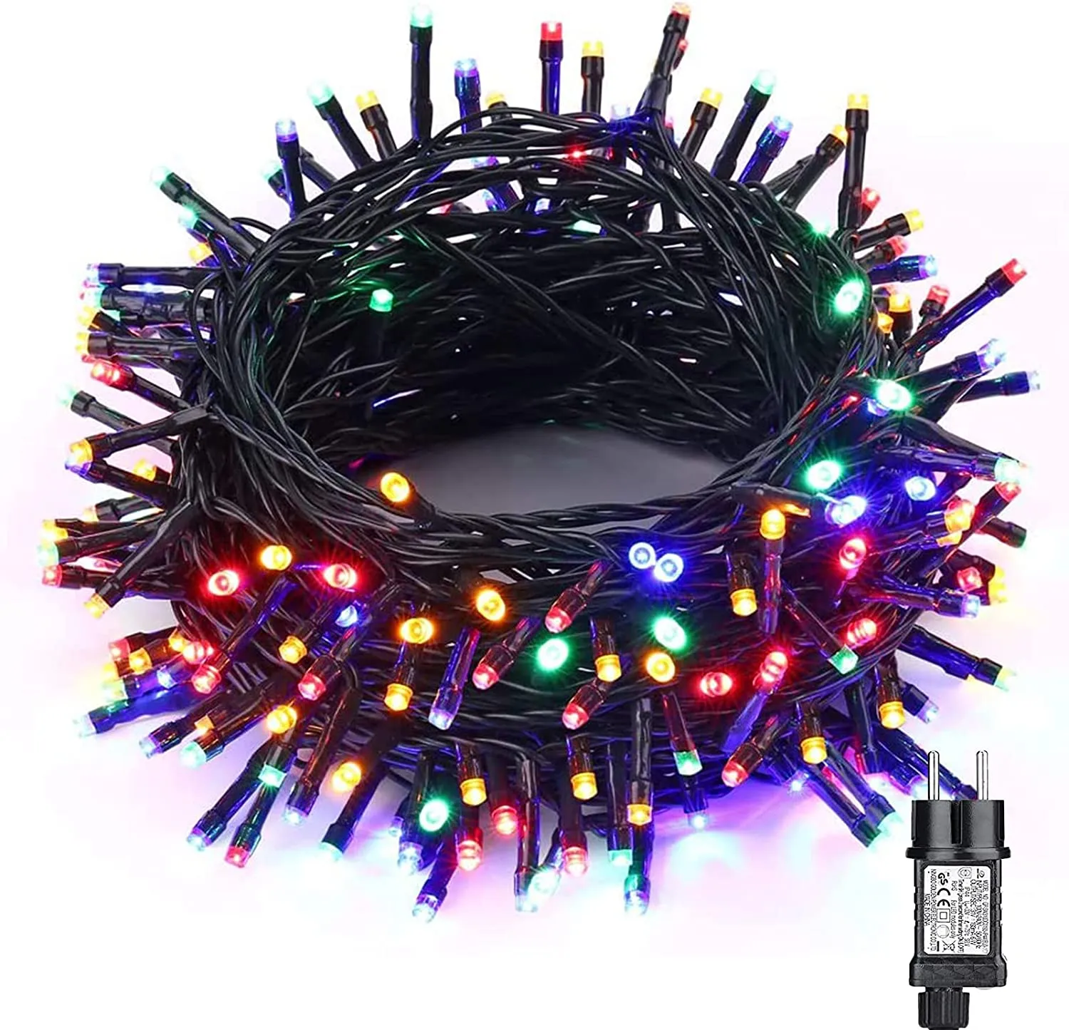 Halloween Luci Arancia+Viola - NEXVIN 25M 200LED Catena Luminosa con 8 Modalità, Funzione Timer e Memoria, Collegabile, Hallowee