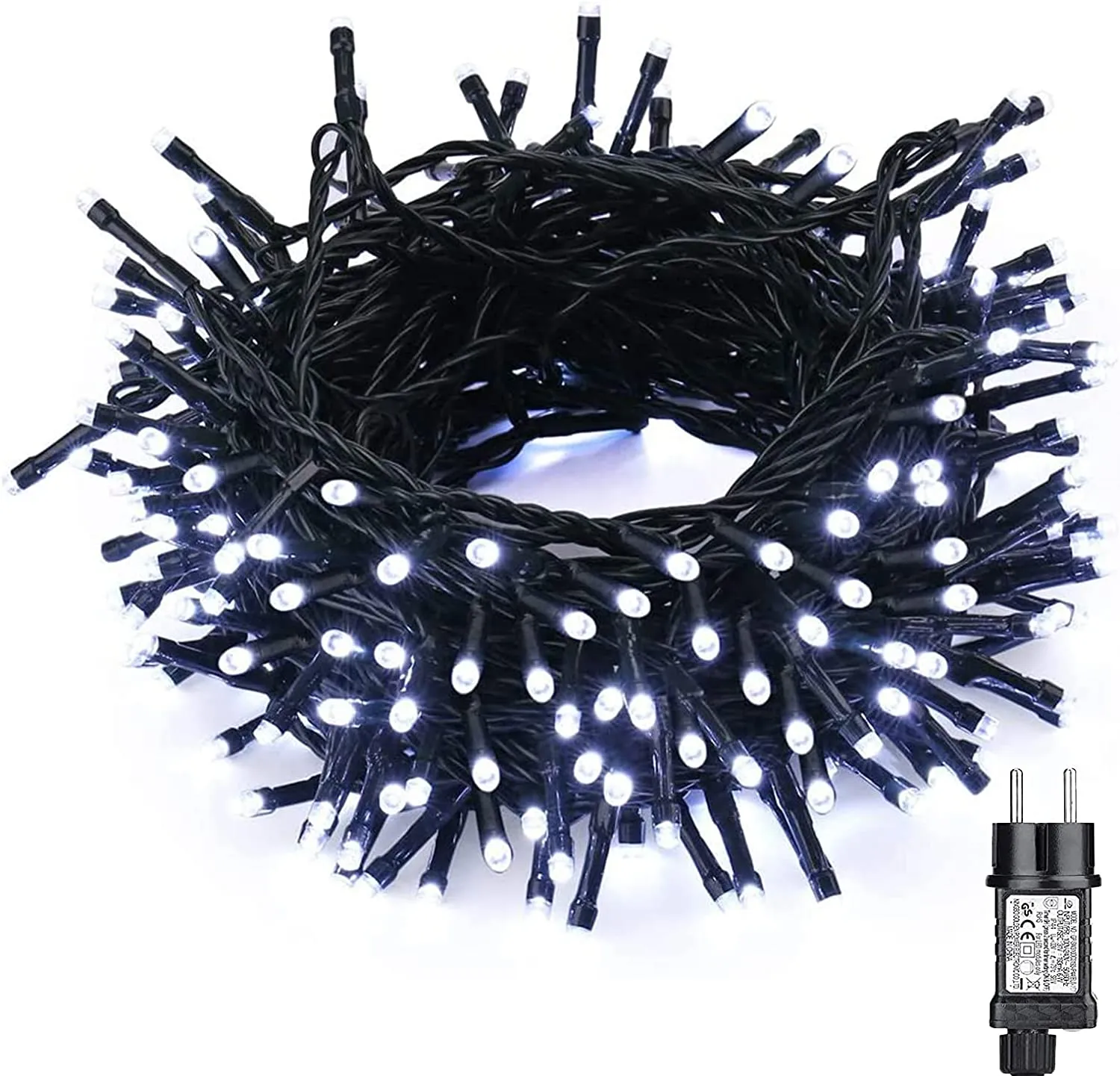 Halloween Luci Arancia+Viola - NEXVIN 25M 200LED Catena Luminosa con 8 Modalità, Funzione Timer e Memoria, Collegabile, Hallowee