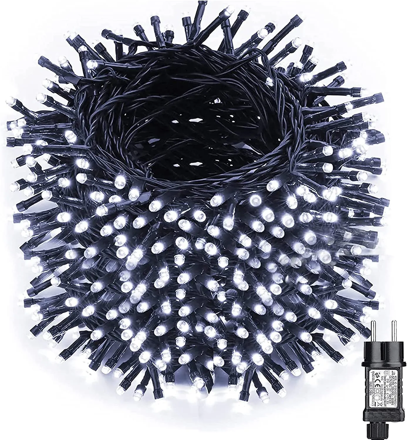 Halloween Luci Arancia+Viola - NEXVIN 25M 200LED Catena Luminosa con 8 Modalità, Funzione Timer e Memoria, Collegabile, Hallowee