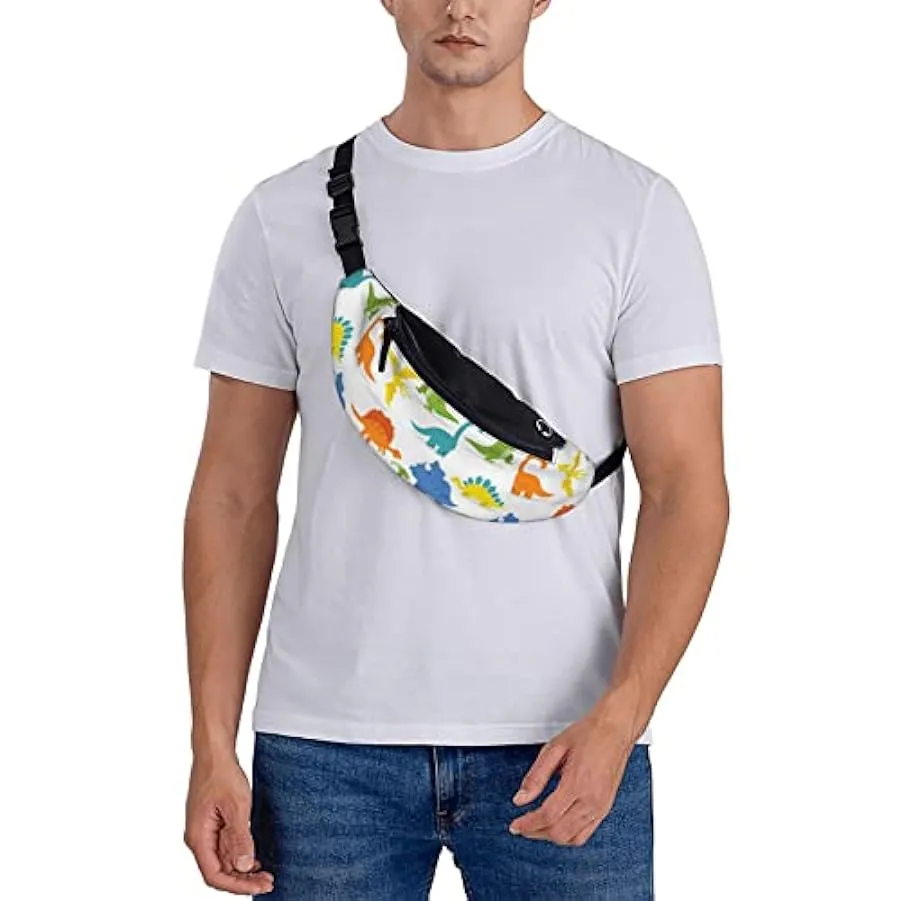 Happy Cartoon Dinosauro Marsupio Sport Marsupio Borsa a tracolla a tracolla per correre Viaggiare Escursionismo 211953313