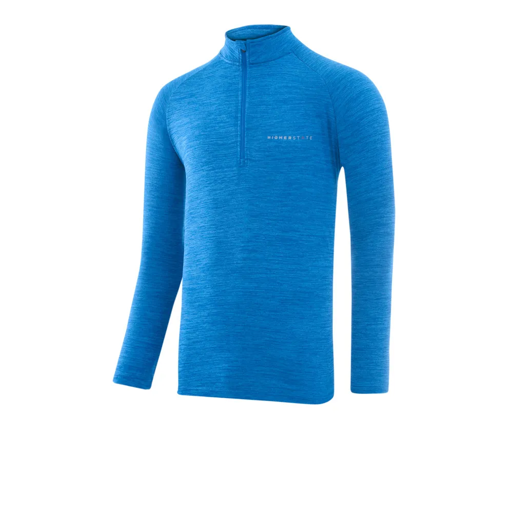 Higher State L/S Raglan Maglia con zip - AW21