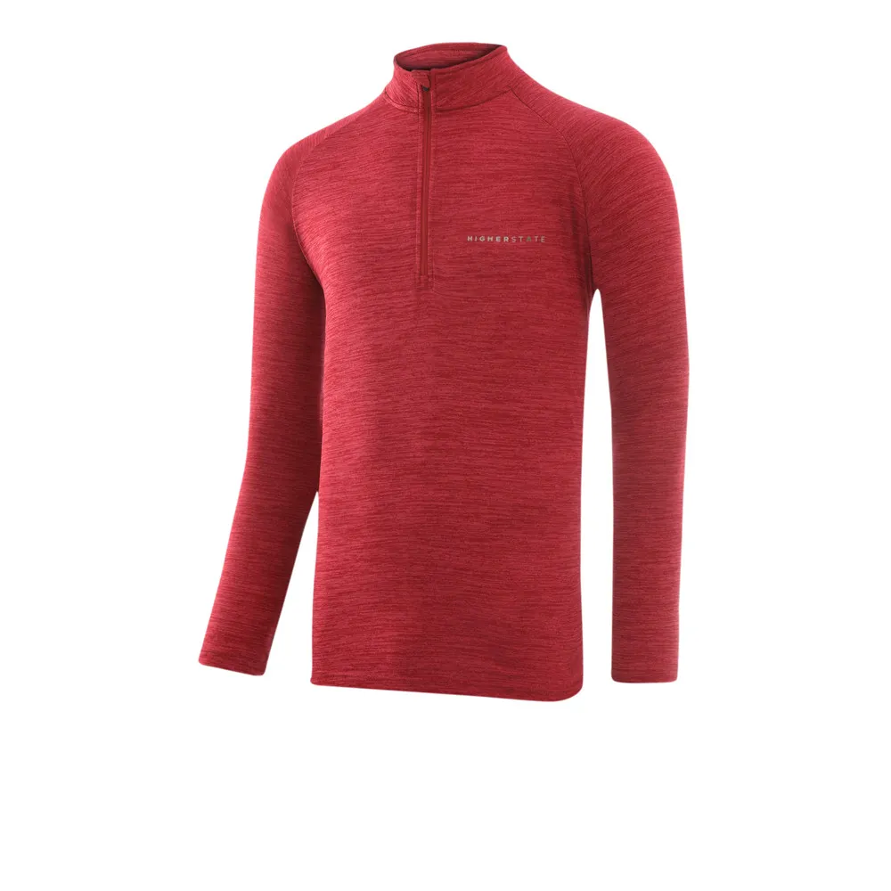 Higher State L/S Raglan Maglia con zip - AW23