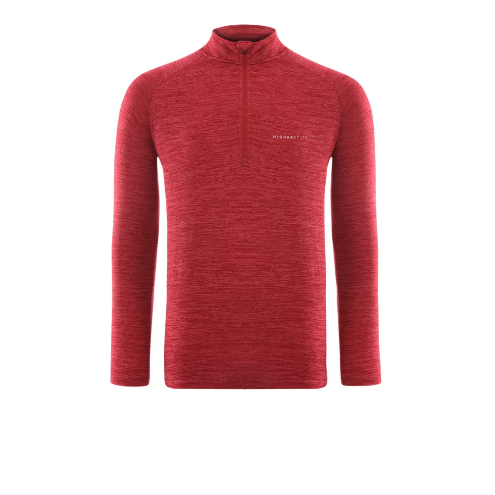 Higher State L/S Raglan Maglia con zip - AW23