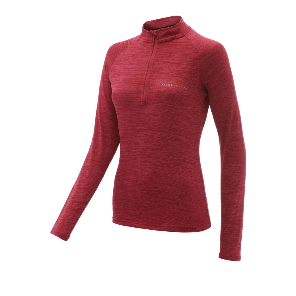 Higher State L/S Raglan Maglia da donna con zip - AW23
