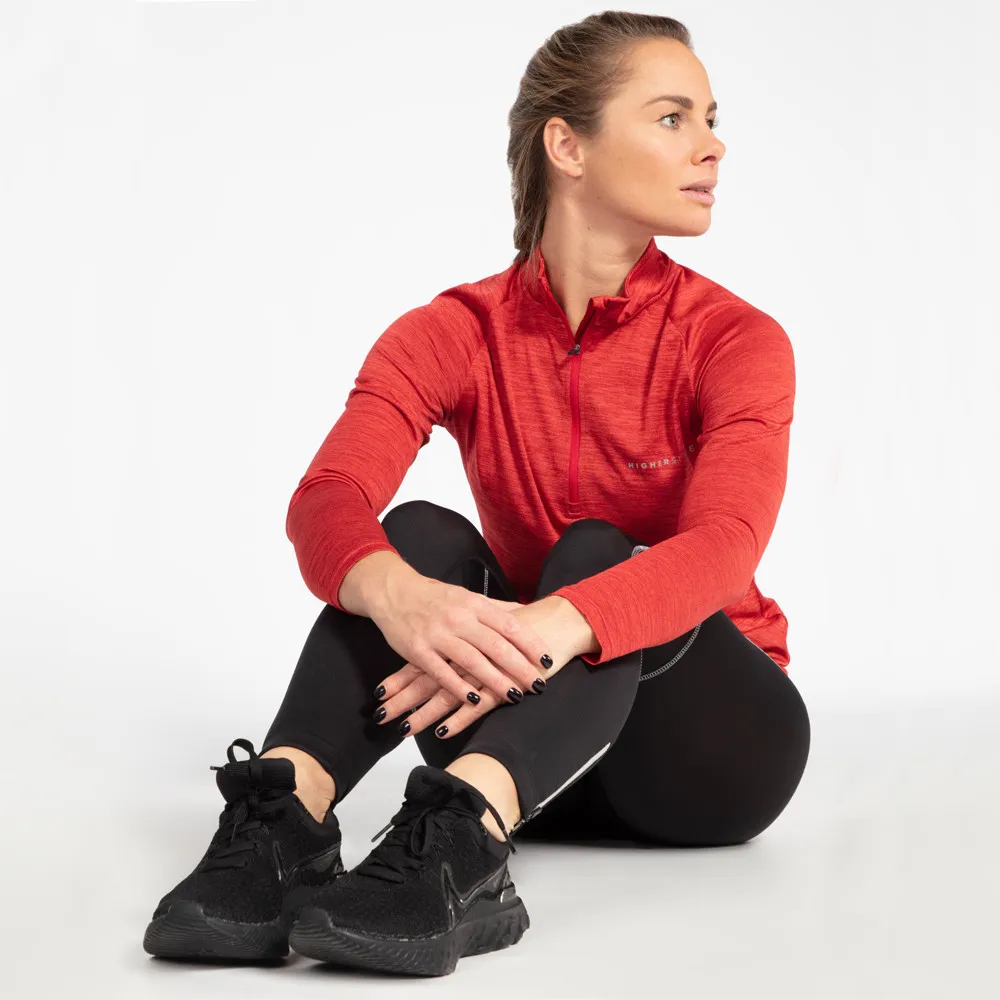 Higher State L/S Raglan Maglia da donna con zip - AW23